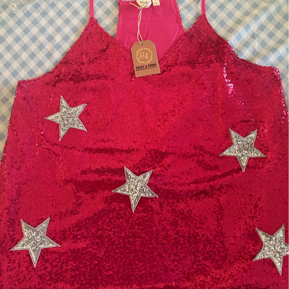 Boutique Sequin Top